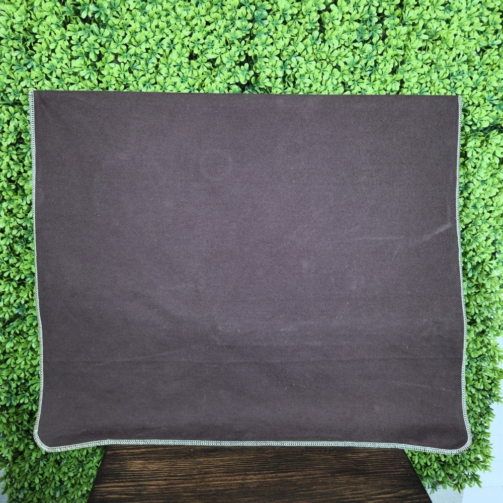 October Company Brown Velvet Jewelry Display Pad Slotted Storage Tray 21x16.5